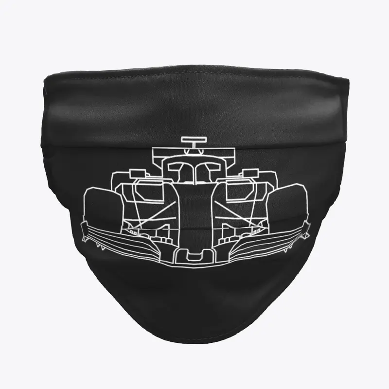 F1 Car Face Mask